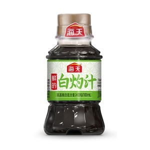 海天鲜的白灼汁100ml小瓶清蒸鱼凉拌蔬菜0脂肪提鲜点蘸家用调味汁