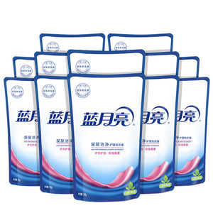 蓝月亮洗衣液12斤整箱批家用实惠装机洗专用洗衣护理袋装补充装