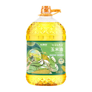 长寿花轻食玉米油5L非转基因物理压榨一级食用植物油