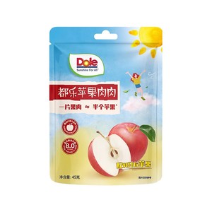 【推1】DOLE都乐苹果肉肉黄桃草莓红杏果香蕉片干任选45g果脯蜜饯