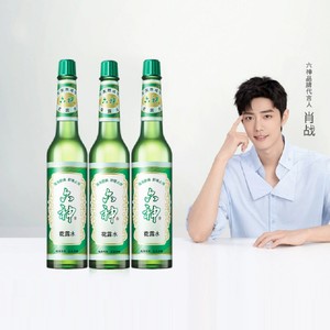 六神经典止痒花露水玻璃瓶195ml*3上海薄荷持久留香清凉拖地官方