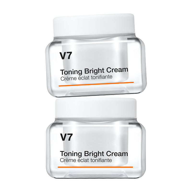 【自营】【618抢先购】蒂佳婷V7素颜霜保湿提亮脸部裸肤50ml*2罐 158元