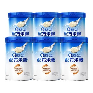 【囤货壕礼多】嘉宝配方米粉A2β-酪蛋白益生菌高铁婴儿米粉6罐