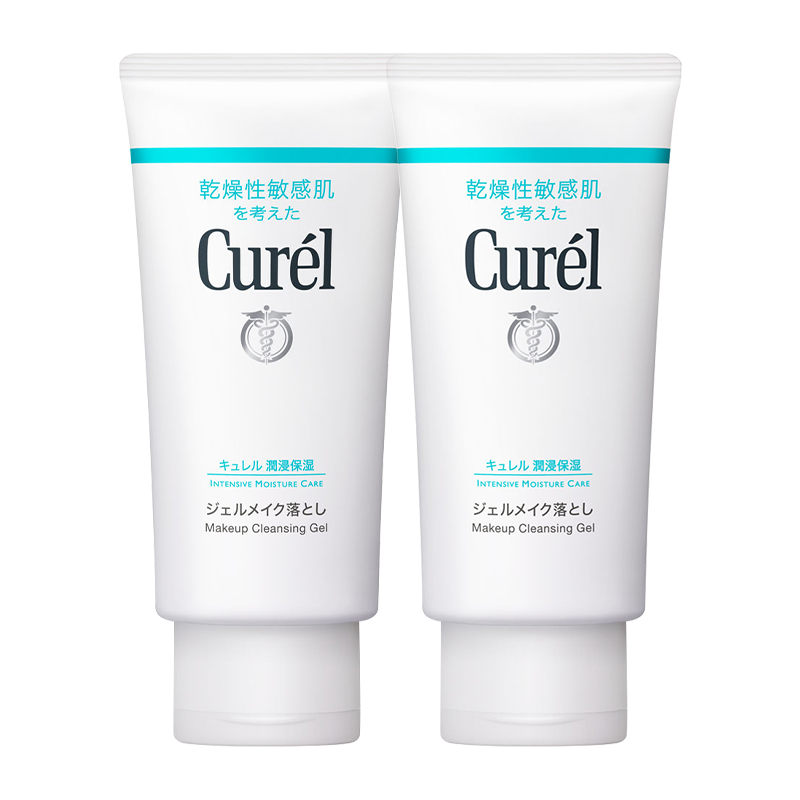 【618狂欢】curel珂润保湿卸妆啫喱130g*2敏感肌女清爽不粘腻屏护 78.4元