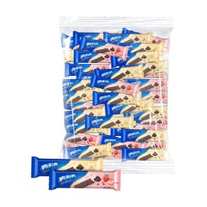 奥利奥双心脆威化饼干香草味草莓味办公室零食分享装