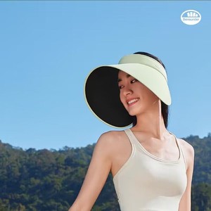 蕉下灯罩帽黑胶防晒帽全脸遮阳户外大檐防紫外线BM563遮光登山帽