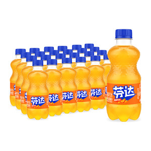 可口可乐 芬达含汽饮料迷你mini整箱橙味汽水碳酸饮料
