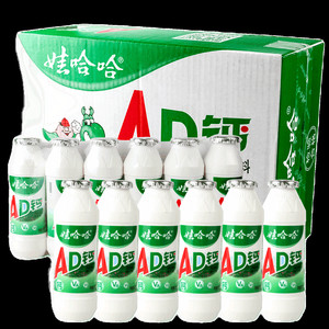 【23.8包邮】娃哈哈 AD钙奶 100g*24瓶