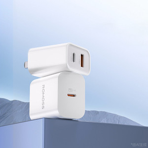 罗马仕充电头typec适用苹果充电器30w快充iPhone16平板iPad手机15Promax双口usb快充头数据线套装20W通用插头