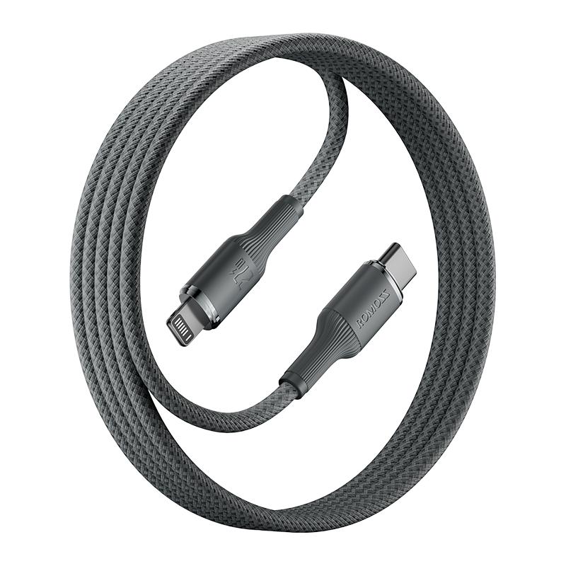 罗马仕适用苹果16数据线iPhone14充电线器快充13手机15promax11xr车载USB加长2米ipad闪充PD27w平板lightning 11.9元