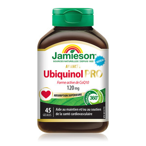 Jamieson健美生还原型活性辅酶q10泛醇加班熬夜保护心脏120mg