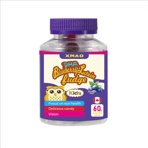 XMAO DHA Bluebery Lutein Este Gummies 蓝莓DHA叶黄素脂软糖A-1