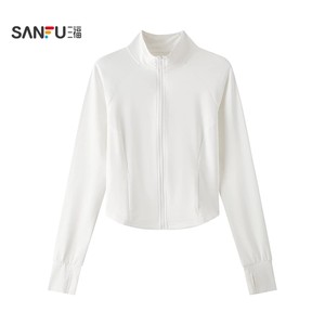 【凉肤防晒】三福防晒衣女冰感立领修身收腰UPF50+轻薄服2025新款