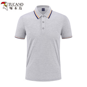 TUCANO/啄木鸟夏季男女短袖工作服团体t恤翻领文化polo衫