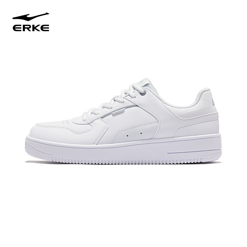 雾竹鸿星尔克板鞋小白鞋夏季新款空军一号男鞋休闲百搭厚底运动鞋 105.2元