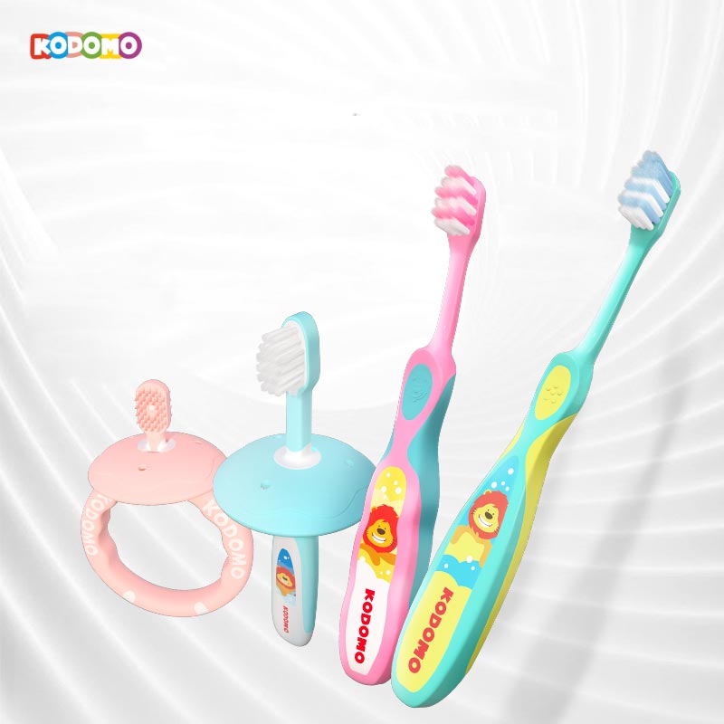 狮王KODOMO小狮王儿童分龄软毛牙刷0-2-6-9岁宝宝专用训练牙刷 39.9元