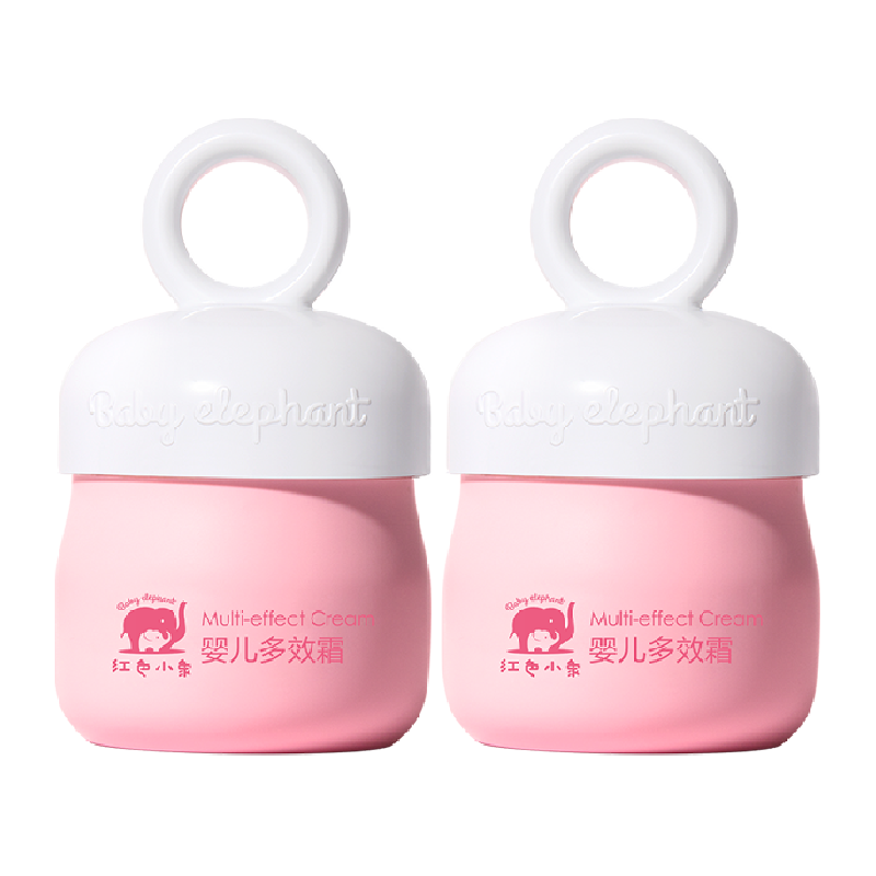 红色小象婴幼四季多效霜儿童保湿滋润补水50g×2宝宝面霜0岁+ 49元