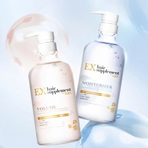 新品LUX力士角蛋白蓬松胶原蛋白保湿洗发水450ml+护发素450ml