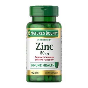 自然之宝进口保健补锌片锌元素男女成人增强抵抗力提免疫吸收Zinc