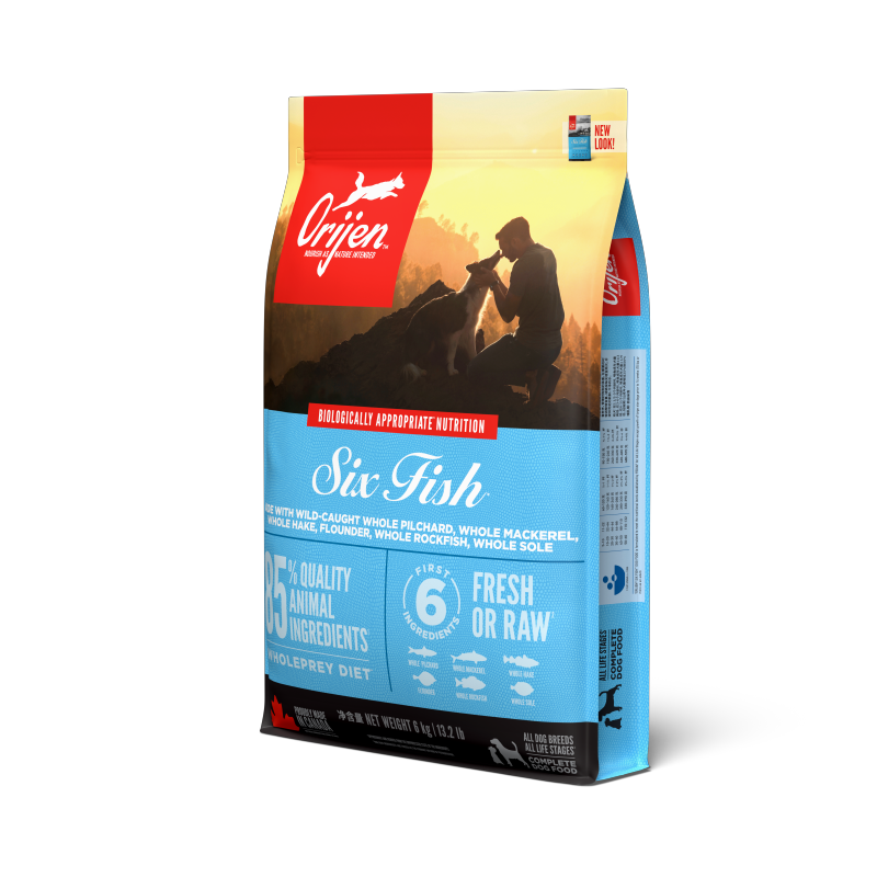 Orijen渴望狗粮六种鱼幼犬成犬全价粮6kg通用 最近效期25/12/25 454.18元