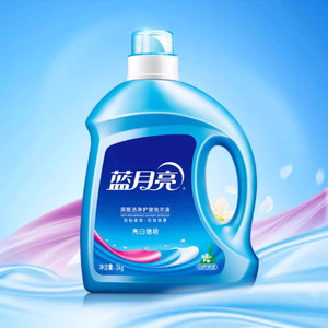 蓝月亮洗衣液10斤自然清香全瓶装亮白增艳机洗专用家用官网正品