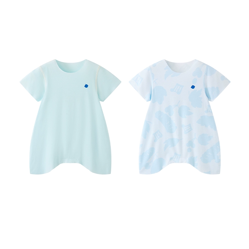 【2件装】babycare山茶花宝宝爬服春夏连体衣包屁衣新生婴儿衣服 91元