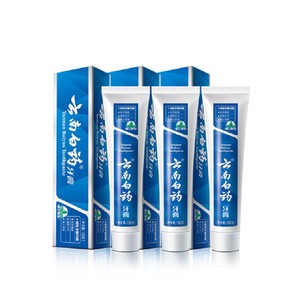 云南白药牙膏大容量套装清新口气亮白牙齿清洁家庭实惠装留兰正品