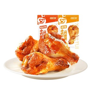 盐津铺子小鸡腿鸡翅根奥尔良蜂蜜夜宵鸡肉卤味解馋小零食小吃即食