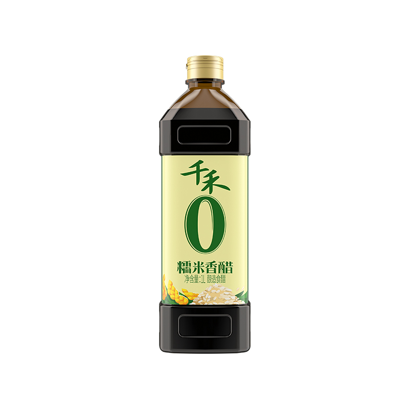 千禾零添加糯米香醋1L酿造糯米醋 炒菜凉拌饺子蘸料 家用官方直营 14.8元