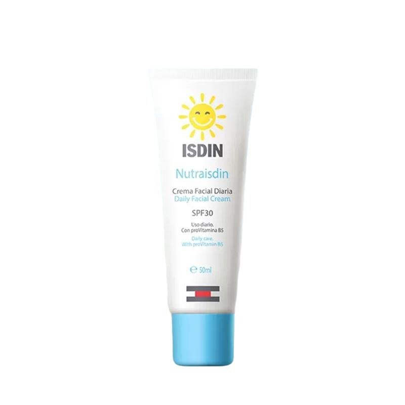 【618抢购】ISDIN怡思丁儿童防晒霜SPF30+婴童面霜隔离紫外线50ml 61.79元