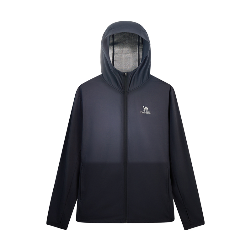 Camel/骆驼男装UPF50夏季轻薄透气针织防晒衣凉感速干户外防晒服 359元