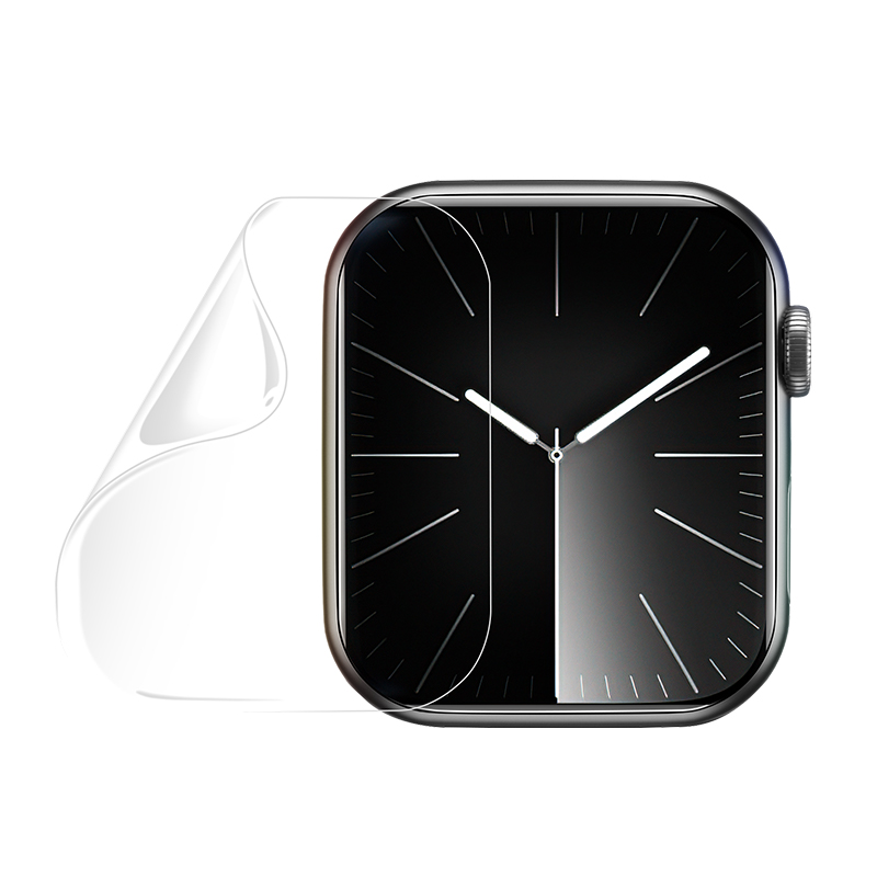 绿联适用苹果apple iwatch保护膜 S10手表watch保护S9膜S8水凝S7软膜S6非钢化膜iwatch4/5覆盖SE全包S10贴膜 11元