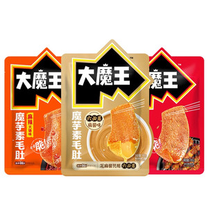【林一代言】盐津铺子大魔王魔芋素毛肚麻酱味六必居零食休闲食品