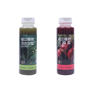 NFC超饮植物羽衣甘蓝复合果蔬汁红甜菜控糖轻断食代餐无菌冷罐