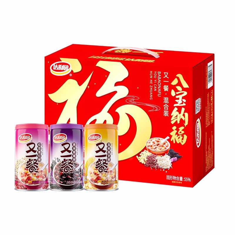 达利园黑米紫薯八宝粥整箱装360g*12罐多口味营养即食早餐速食 35.9元