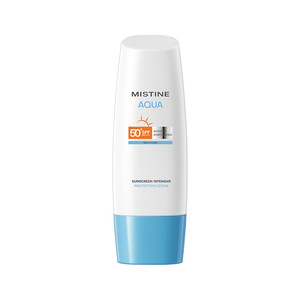 mistine防晒霜乳小蓝帽spf50身体乳隔离清爽水感蜜丝婷清爽不油腻