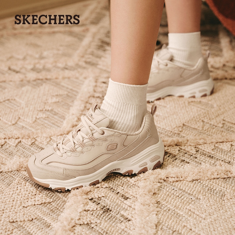 Skechers斯凯奇美拉熊|熊猫鞋夏女经典复古老爹鞋厚底增高休闲鞋 309元