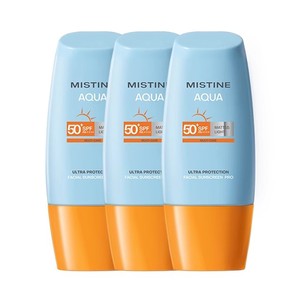【拍1享3】泰版Mistine防晒霜乳小黄帽SPF50+面部隔离思女蜜丝婷