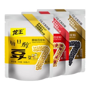 龙王豆浆粉480g*2袋速溶冲饮营养早餐代餐粉旗舰店官网