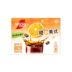 雀巢咖啡特调系列橙C美式速溶咖啡15g*12条固体冲调饮料办公提神