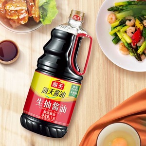 海天生抽酱油1.9L大桶装商用家用炒菜凉拌提鲜酿造生抽厨房调味料