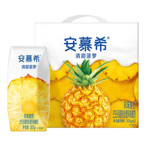 【天猫超市·赠金满返】伊利官方旗舰店安慕希菠萝酸奶205g*12盒