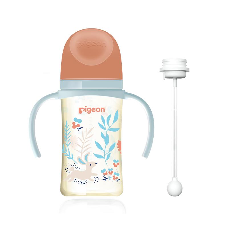 贝亲FUN宽口径把手PPSU奶嘴重力球新生儿含衔设计奶瓶官方旗舰店 164.5元