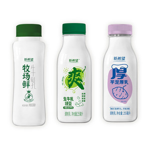 新希望牧场鲜牛乳儿童营养早餐奶低温冷藏瓶装纯牛奶