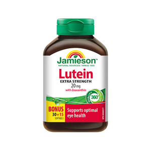 Jamieson健美生官方正品叶黄素胶囊呵护眼睛20mg