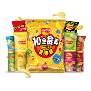 Lay’s/乐事薯片混合口味礼包礼盒零食小吃露营美食速食礼