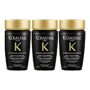 【自营】卡诗黑钻洗发水水润清洁护发留香80ml*3瓶