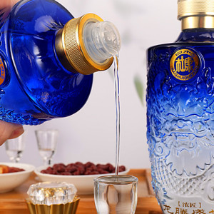 【龙腾盛世蓝礼品】白水杜康浓香型白酒52度高档商务送礼整箱礼酒