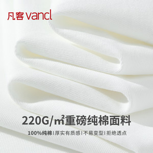 凡客诚品vancl官方店日常通勤纯棉圆领短袖T恤男夏季2025新款B