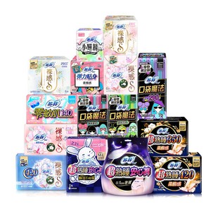 【任选6件】苏菲轻薄透气日夜用卫生巾全周期组合官方旗舰店正品
